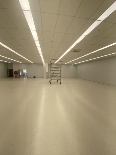 commercial fit out lighting reject shop Gympie lumin8 electrical