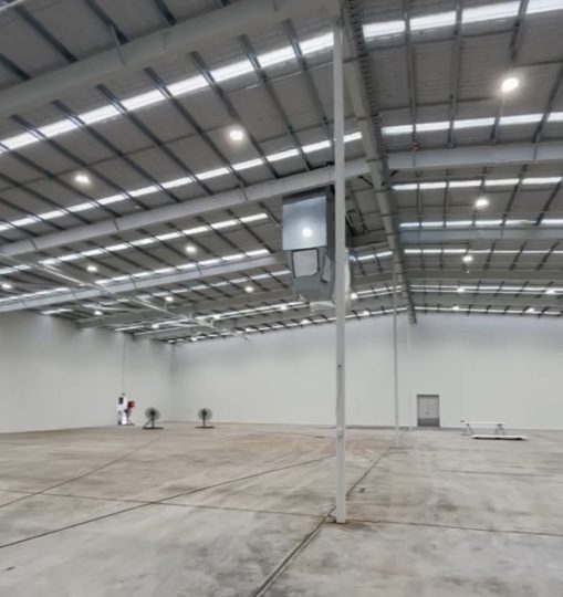 commercial fit out lighting warehouse sippy downs lumin8 electrical