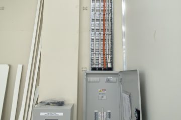 commercial fit out main power board upgrade reject shop Gympie lumin8 electrical