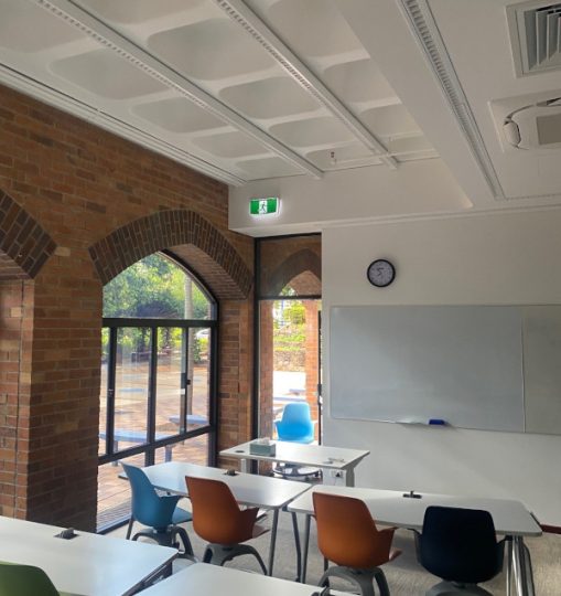 educational commercial lighting fir out college school lumin8 electrical